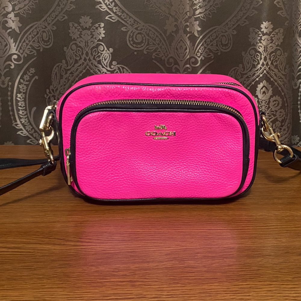 Coach Neon Pink Crossbody Bag